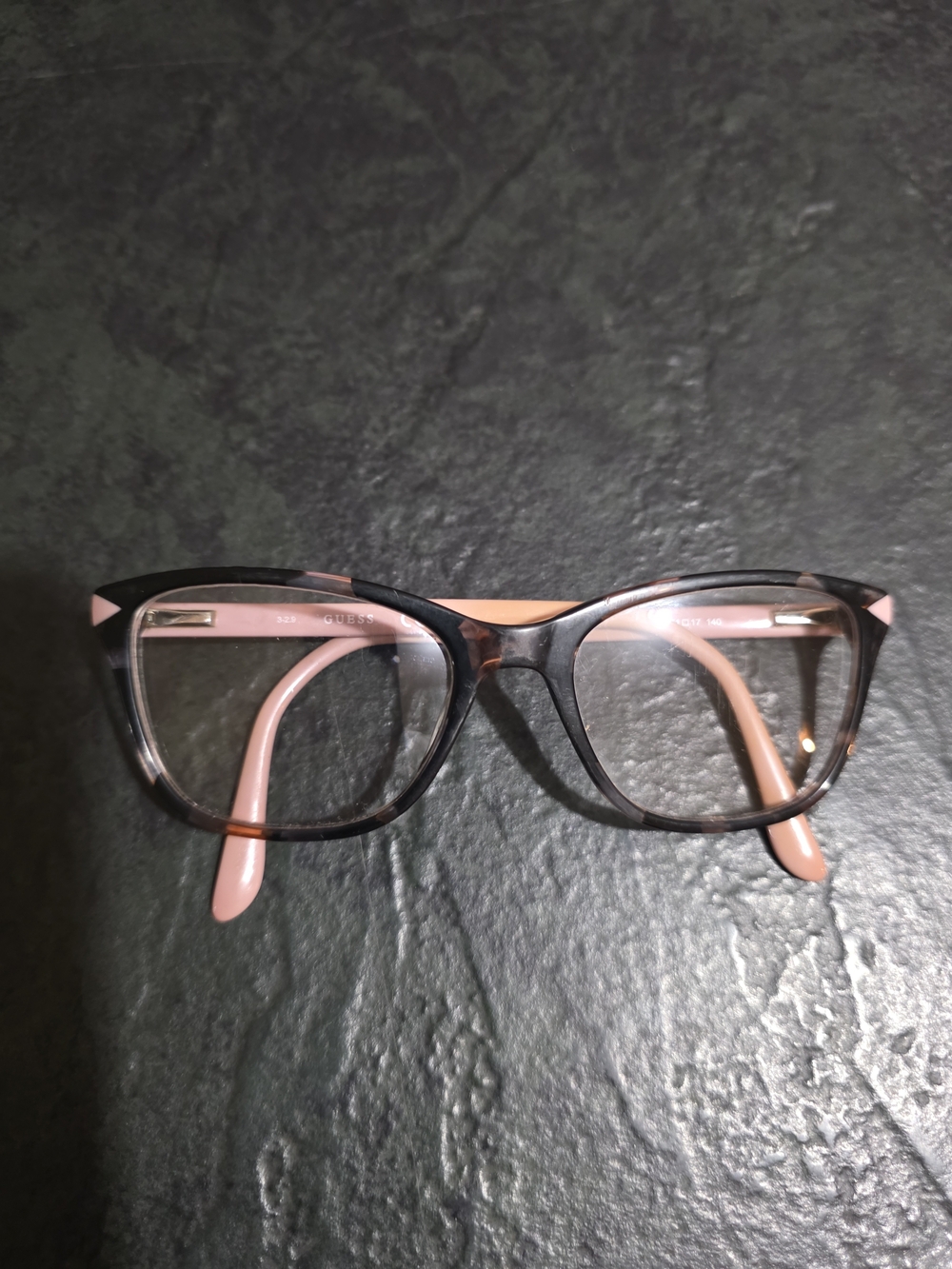 Guess Eyeglasses, Frames Only, GU2673 055, 53-17-140, Plastic, Brown/Pink #2